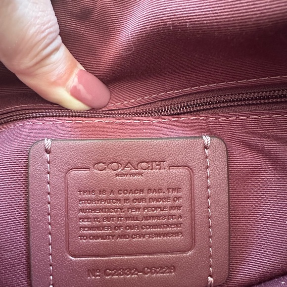 Coach Kacey Satchel--Salmon Color - Picture 2 of 6